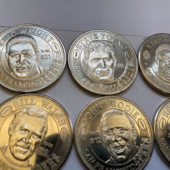 San Francisco 49ers then and now 1994-95 collectable coins 15 of 20 Lot #4 - Picture 5 of 6